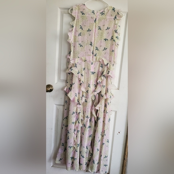 Ted Baker London All Over Floral Print Sleeveless Maxi Dress, Size 5 - Picture 6 of 9